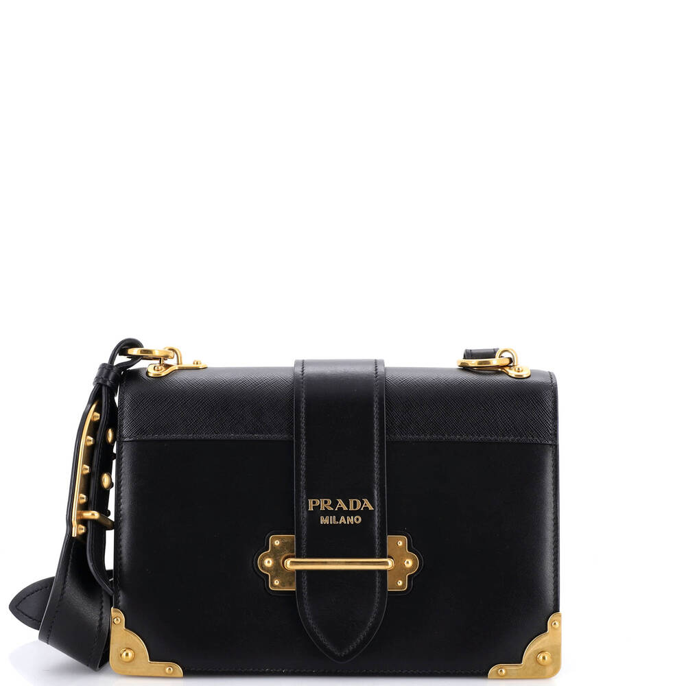 Prada Cahier Crossbody Bag Leather And #258602P21B